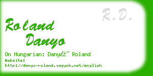 roland danyo business card